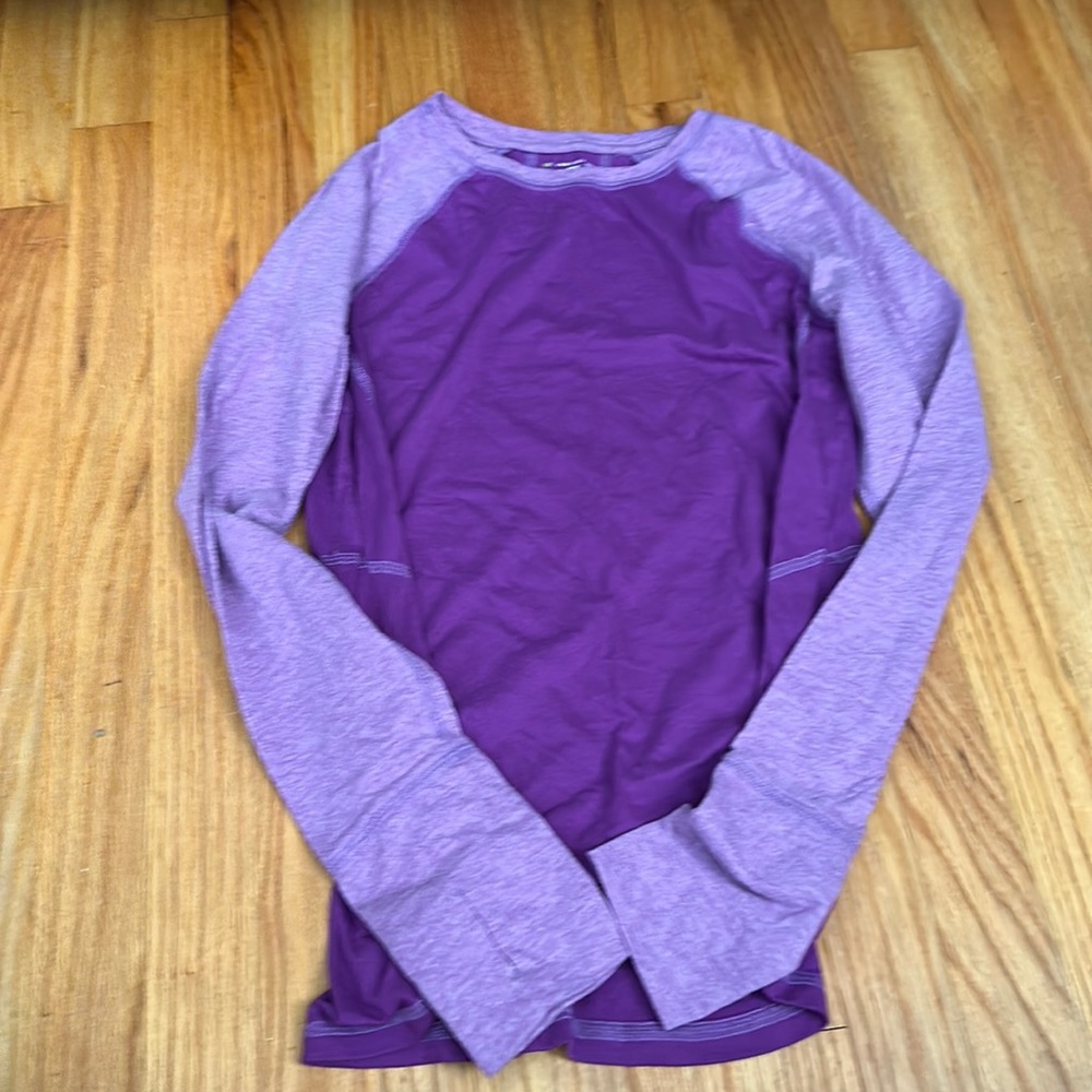 Long sleeve two-tone drytek shirt